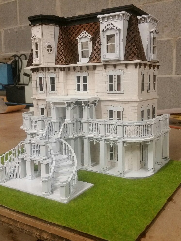 Hegeler Carus Masion 1:48 scale Dollhouse