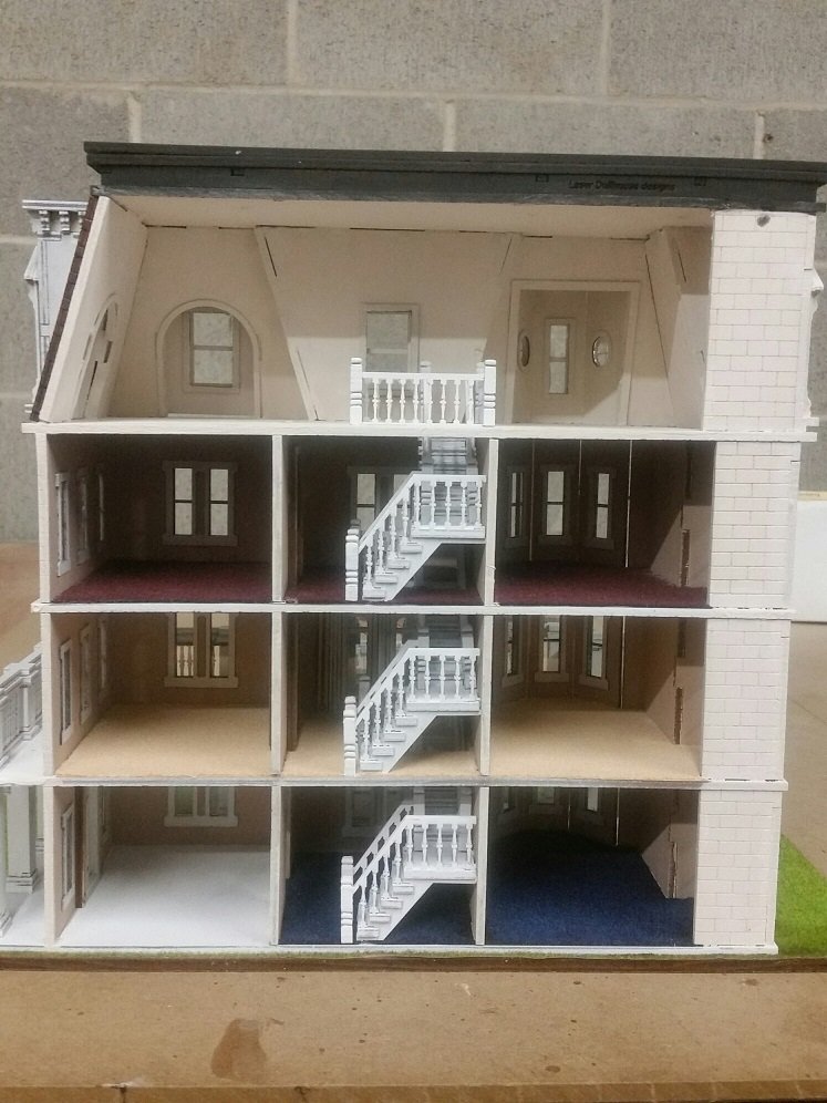 Hegeler Carus Masion 1:48 scale Dollhouse