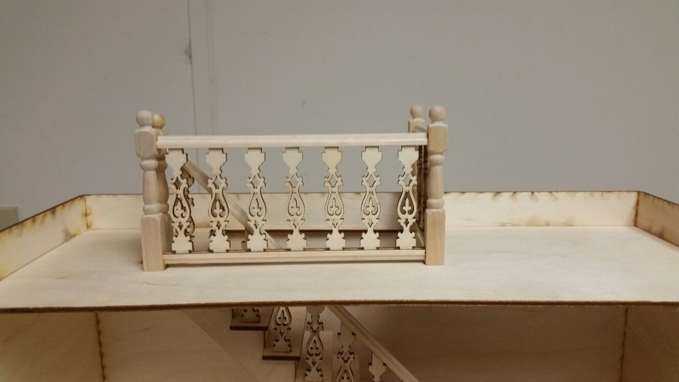 Lancaster narrow Straight staircase with Landing