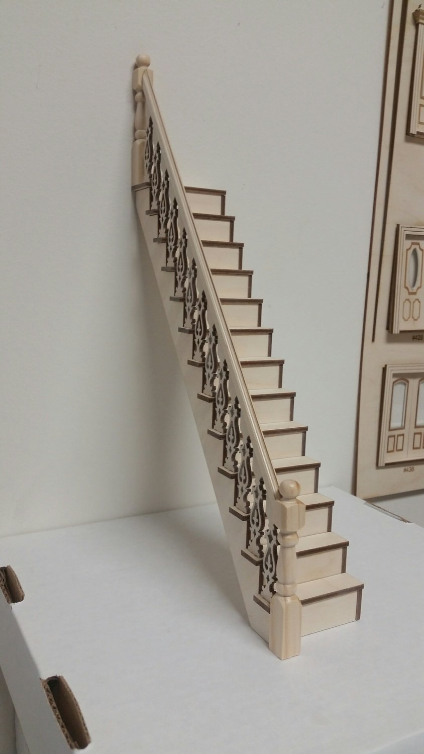 Lancaster narrow Straight staircase with Landing