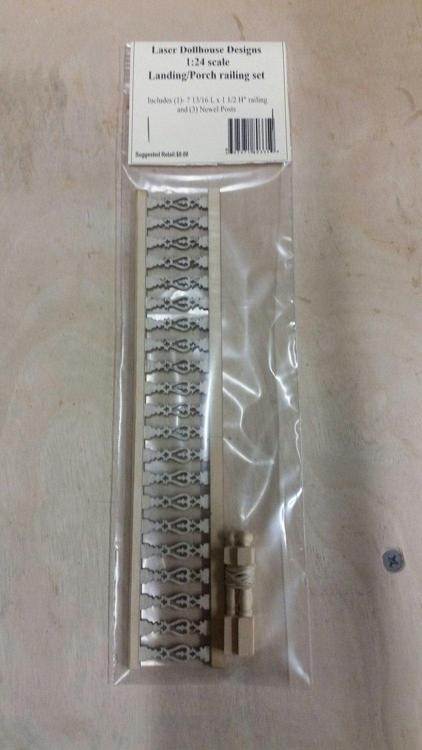 1:24 scale Landing/porch railing set Lancaster