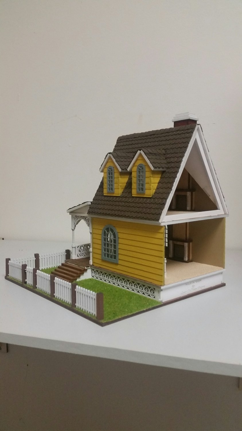 Jasmine 2 Gothic Victorian Cottage Dollhouse 1:48 scale