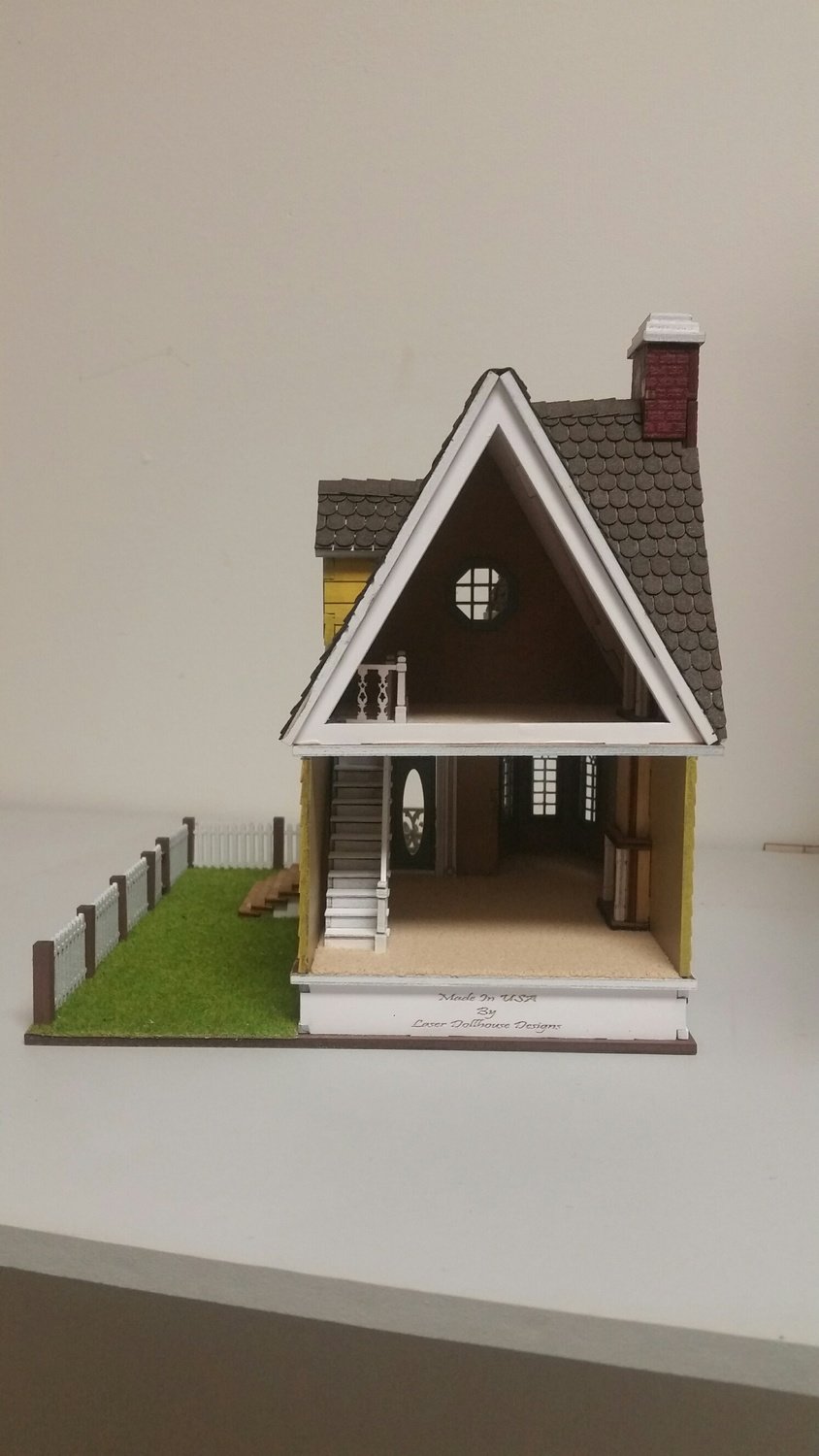 Jasmine 2 Gothic Victorian Cottage Dollhouse 1:48 scale