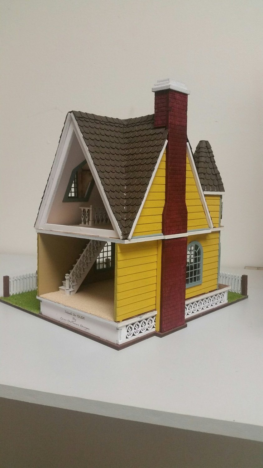 Jasmine 2 Gothic Victorian Cottage Dollhouse 1:48 scale