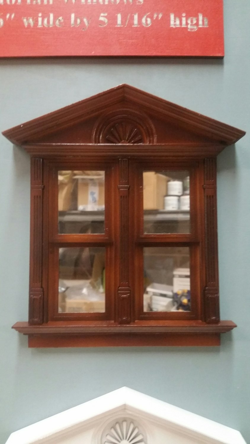Victorian Federal Hood working window 1:12 scale unpainted