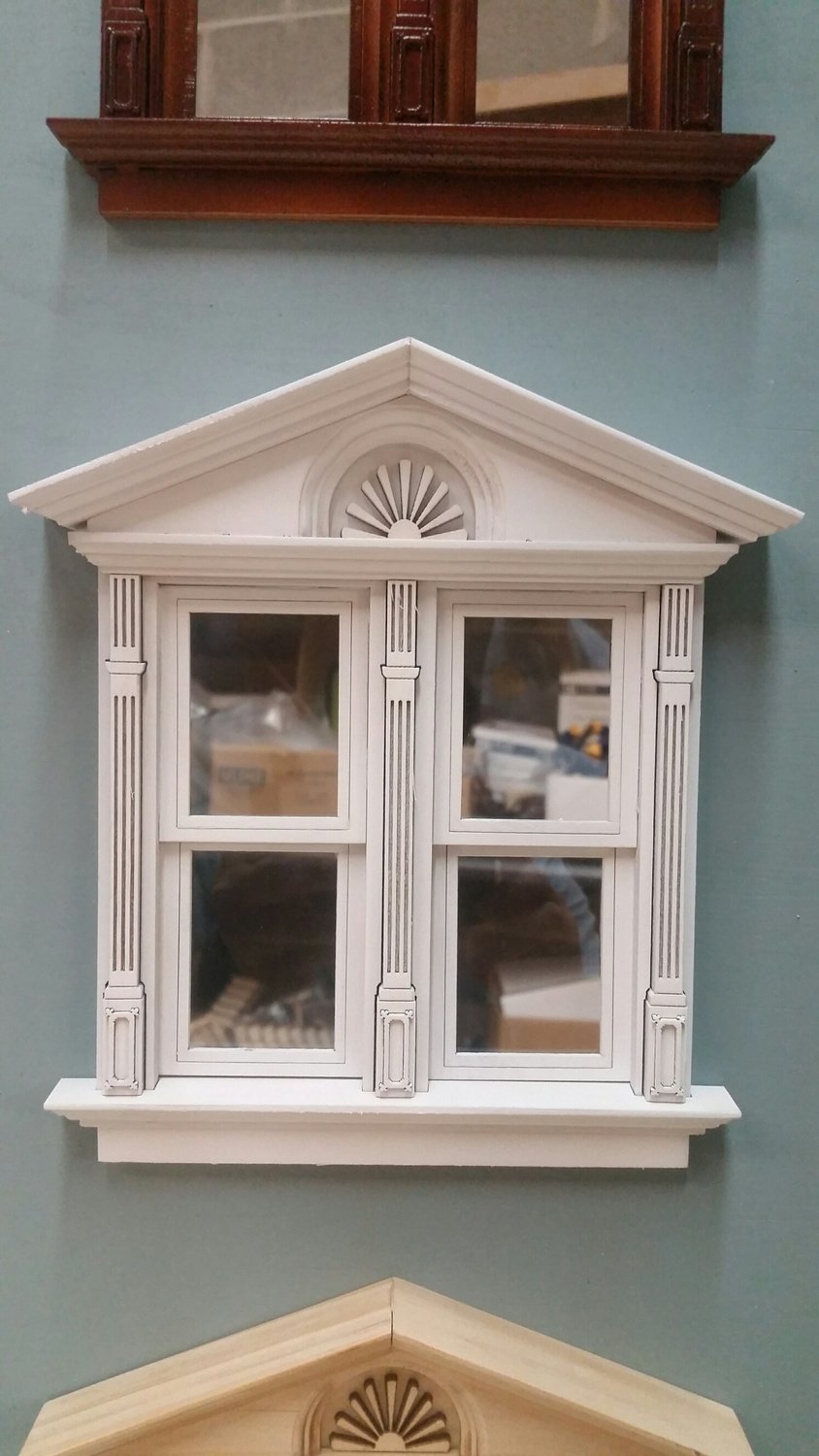 Victorian Federal Hood working window 1:12 scale unpainted