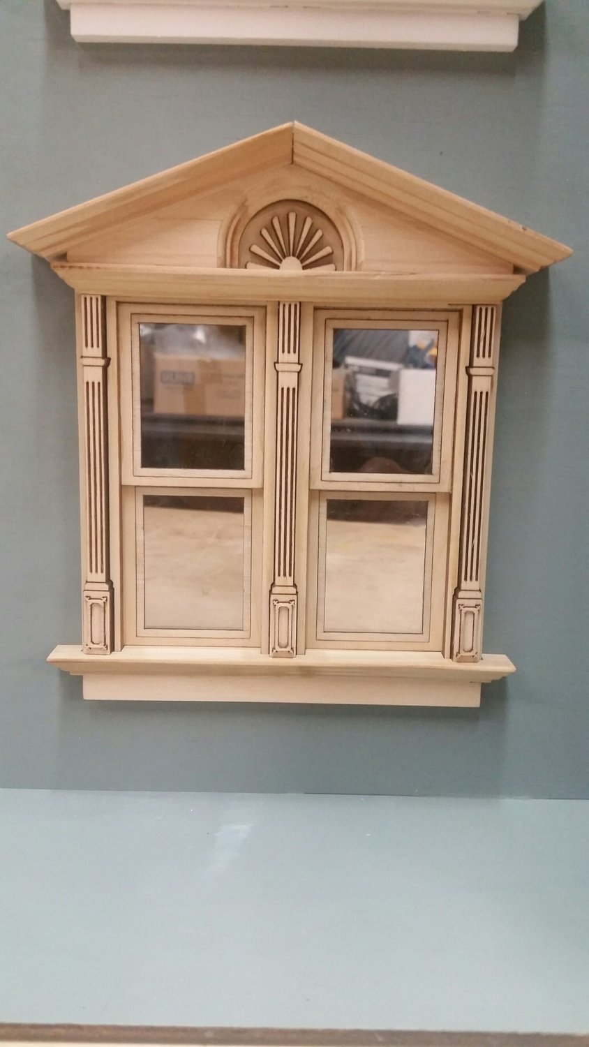 Victorian Federal Hood working window 1:12 scale unpainted