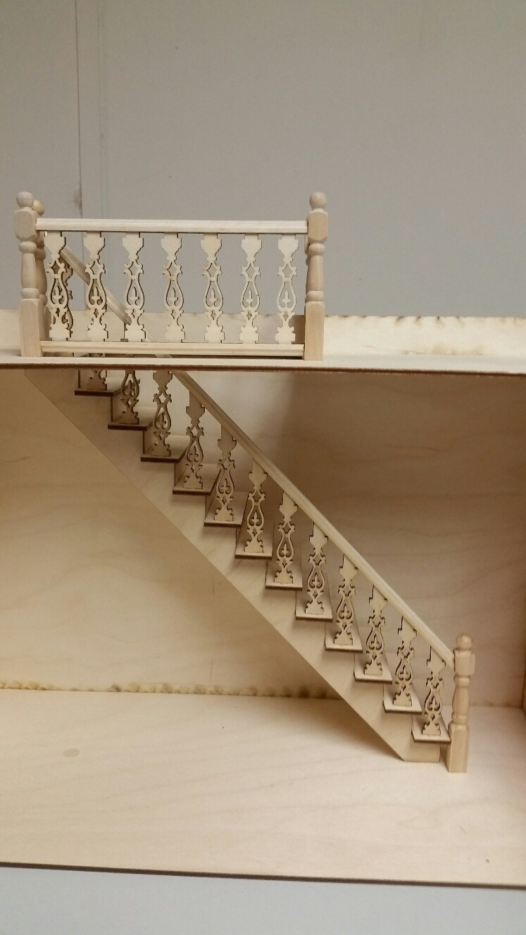 Lancaster narrow Straight staircase with Landing