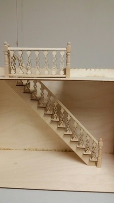 Lancaster narrow Straight staircase with Landing
