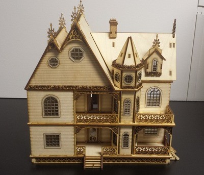 Jasmine Gothic Victorian Dollhouse Quarter / 1:48 scale Kit