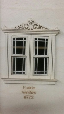 Classic w/ header working Double window/ priairie pane style 1:24 scale