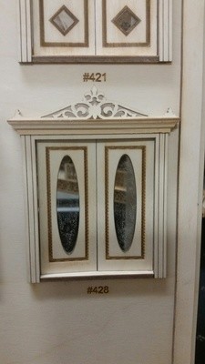 Classic Oval single panel French Door 1:24 scale
