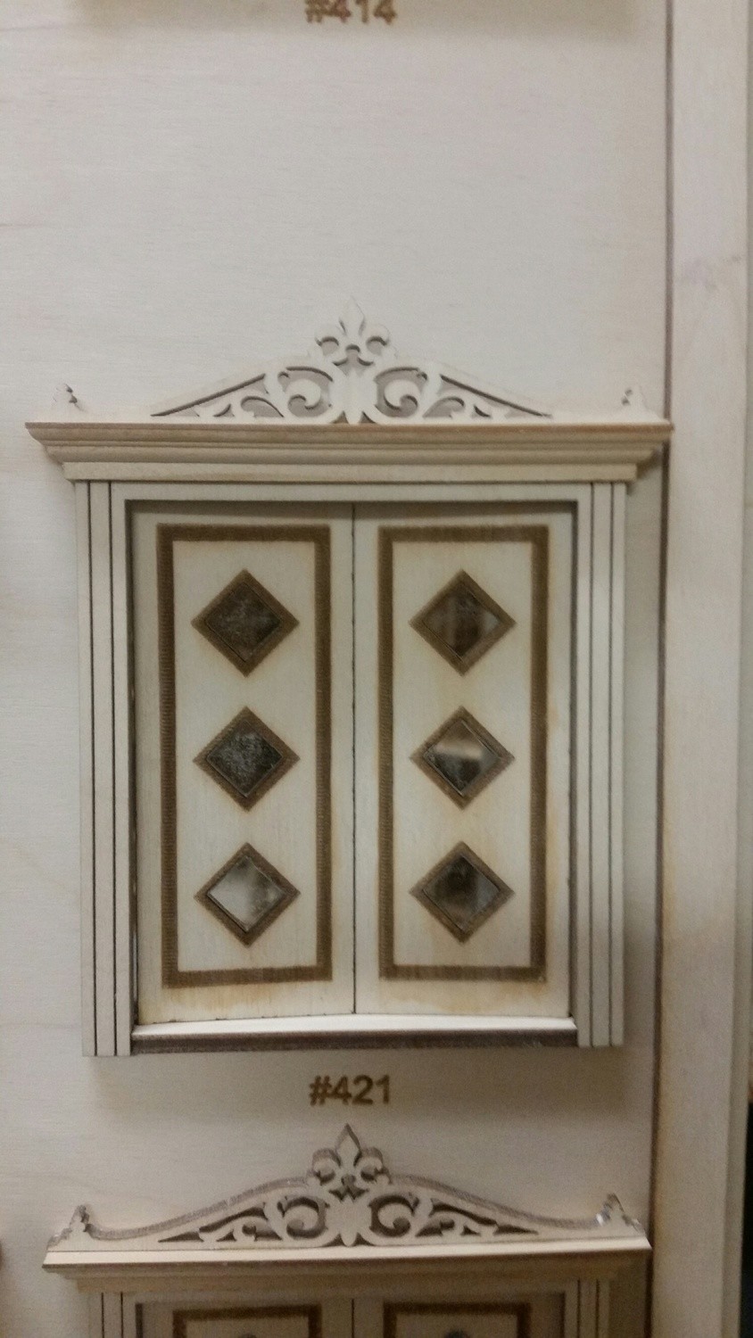 Classic 3 Diamond custom panel French Door 1:24 scale