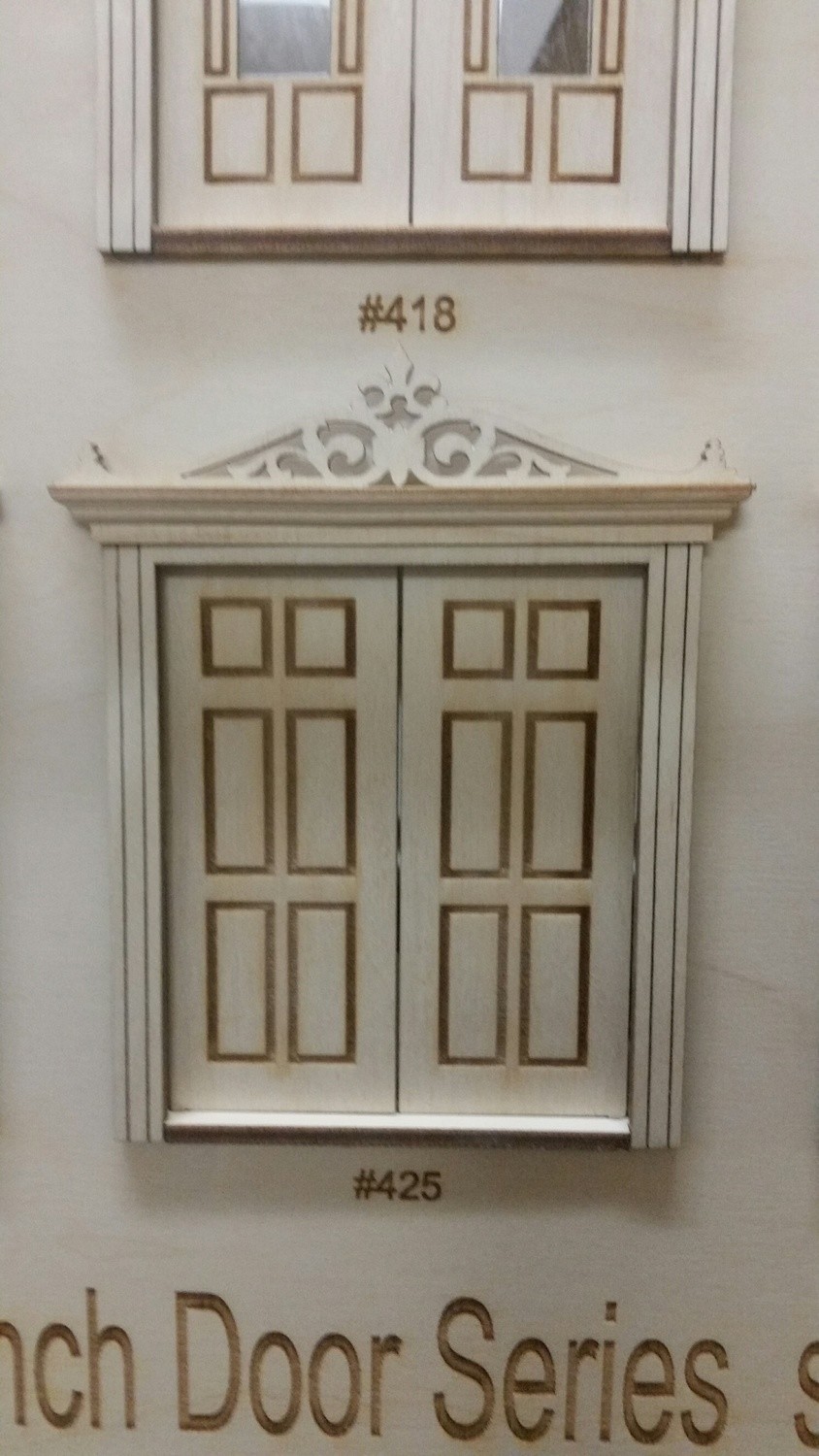 Classic 6 panel French Door 1:24 scale