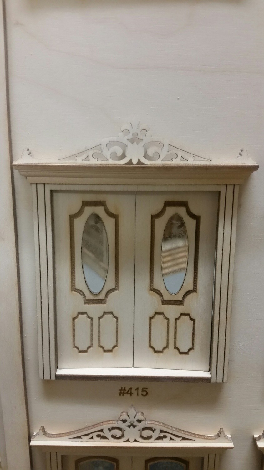 Classic Oval 3 panel French Door 1:24 scale