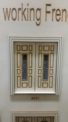 Traditional Custom 11 panel French Door 1:24 scale