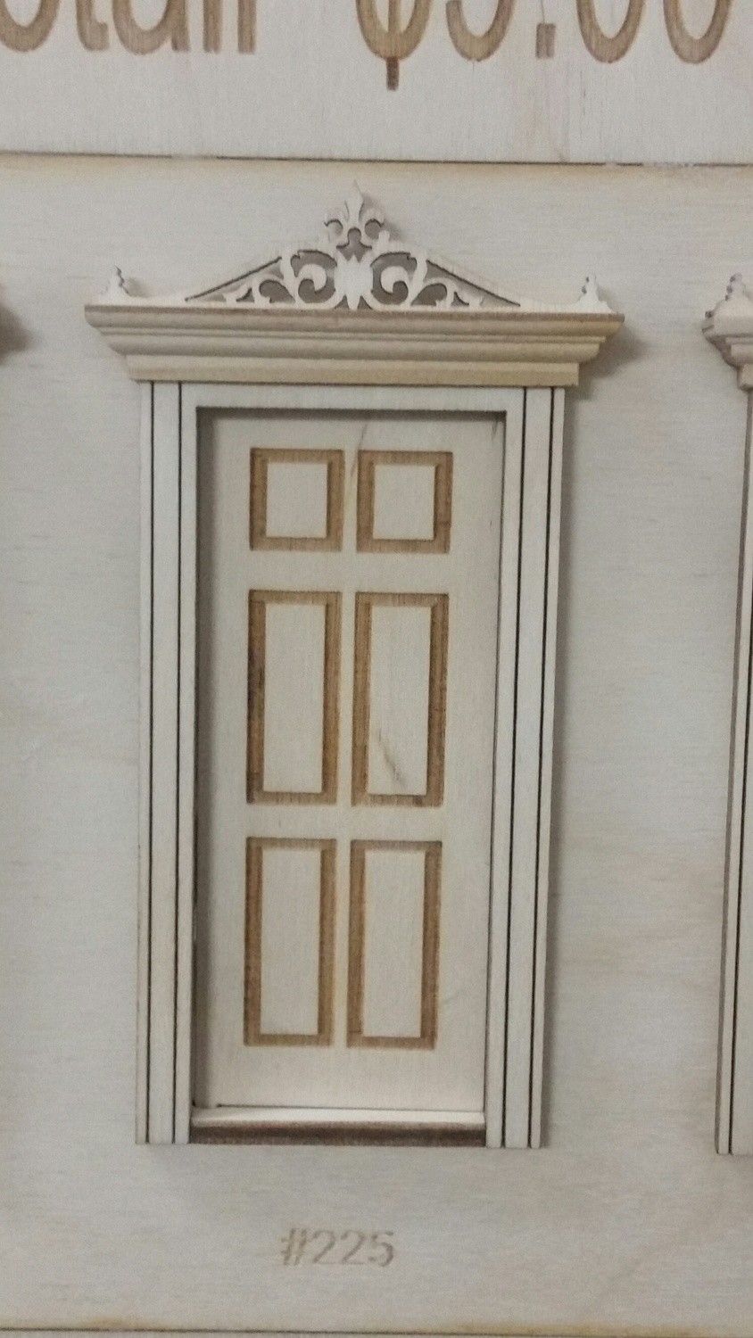 Classic 6 panel Exterior Door 1:24 scale