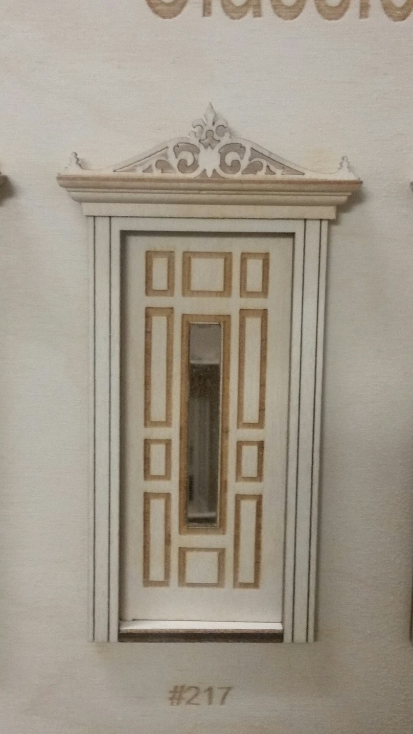Classic custom 11 panel Exterior Door 1:24 scale