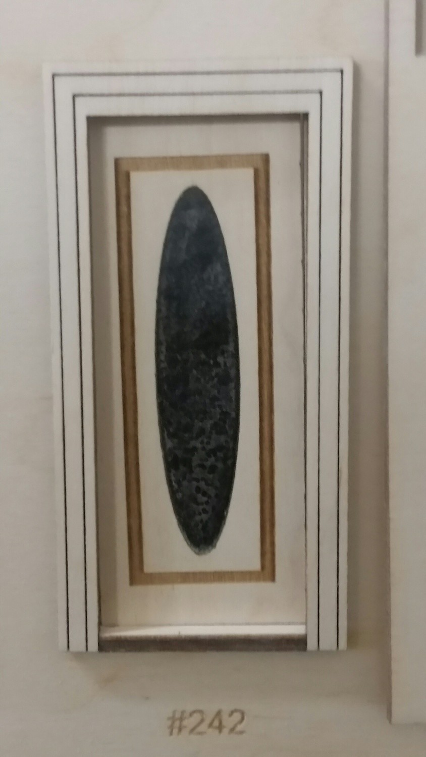 Traditional Oval single panel Exterior Door 1:24 scale