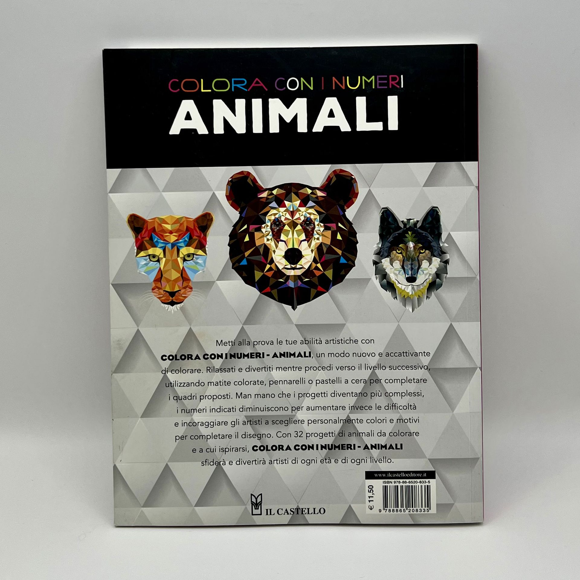 Colora con i numeri - animali