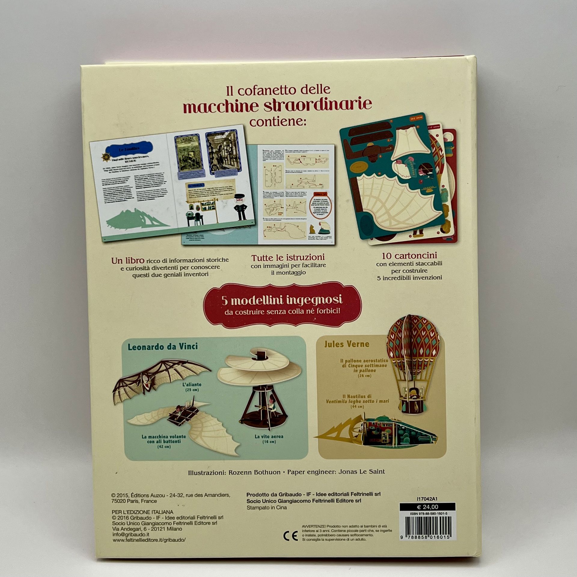 Invenzioni di Leonardo Da vinci e Jules verne