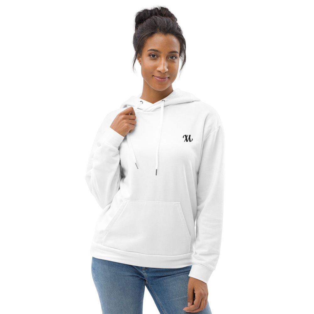 White hoodie