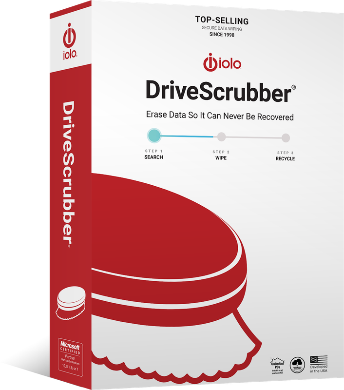iolo DriveScrubber - Erase Data So It Can Never Be Recovered