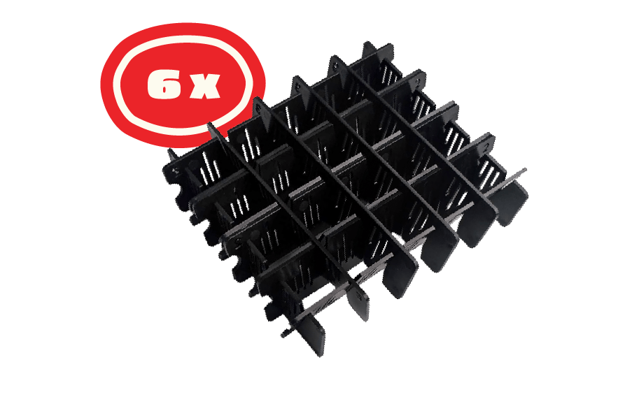 Trayzilla Zaaitray  set van 6 × 20 gaten