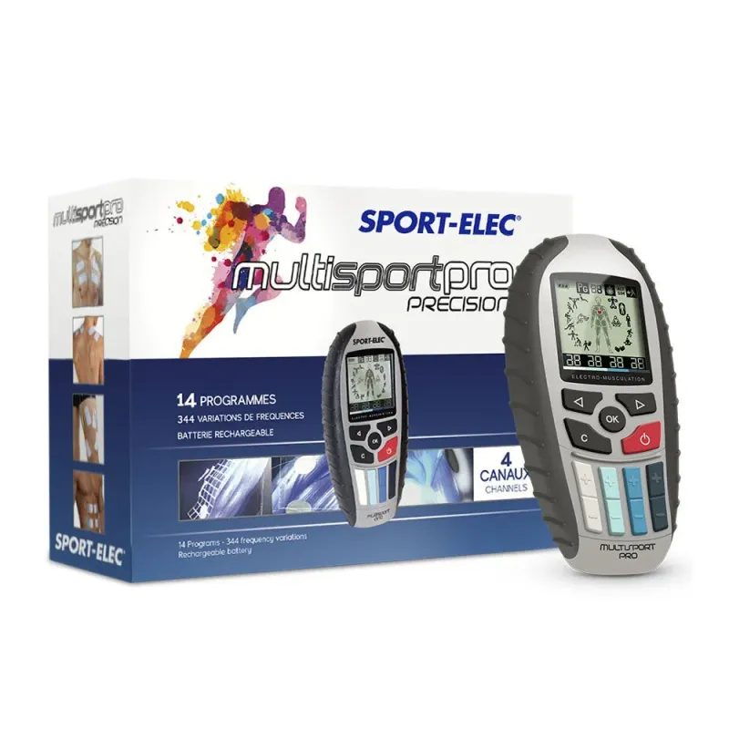 ELECTROESTIMULADOR SPORT-ELEC PRO CON 4 CANALES