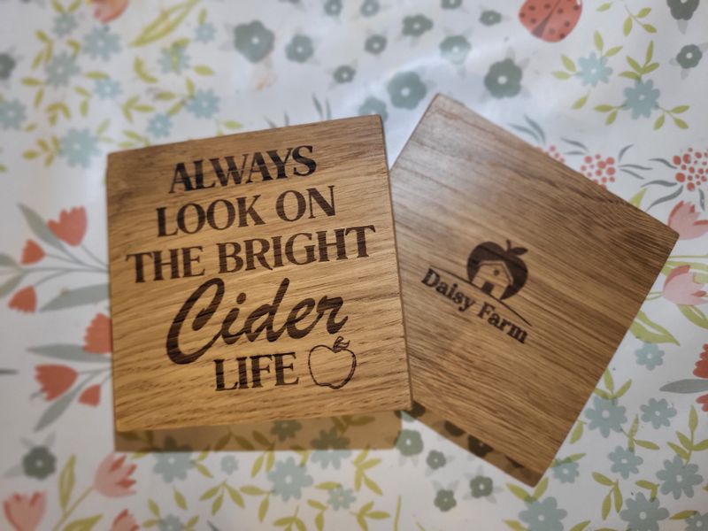 Engraved Wooden Coasters