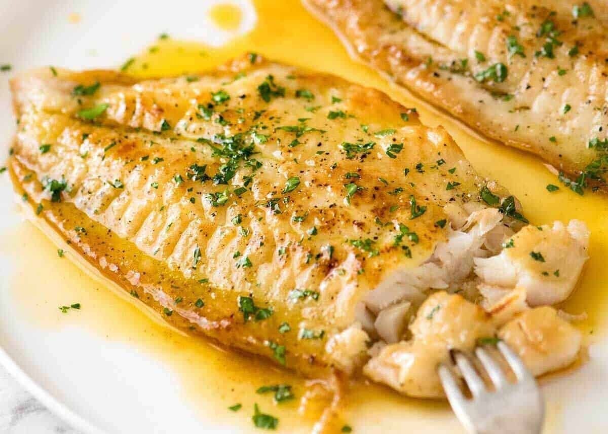 Lemon Caper Flounder