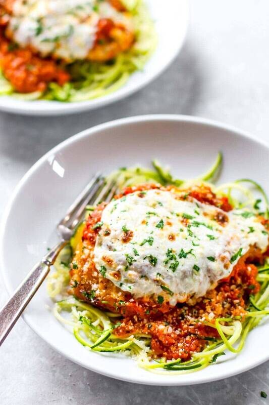 Grilled Chicken Parmesan