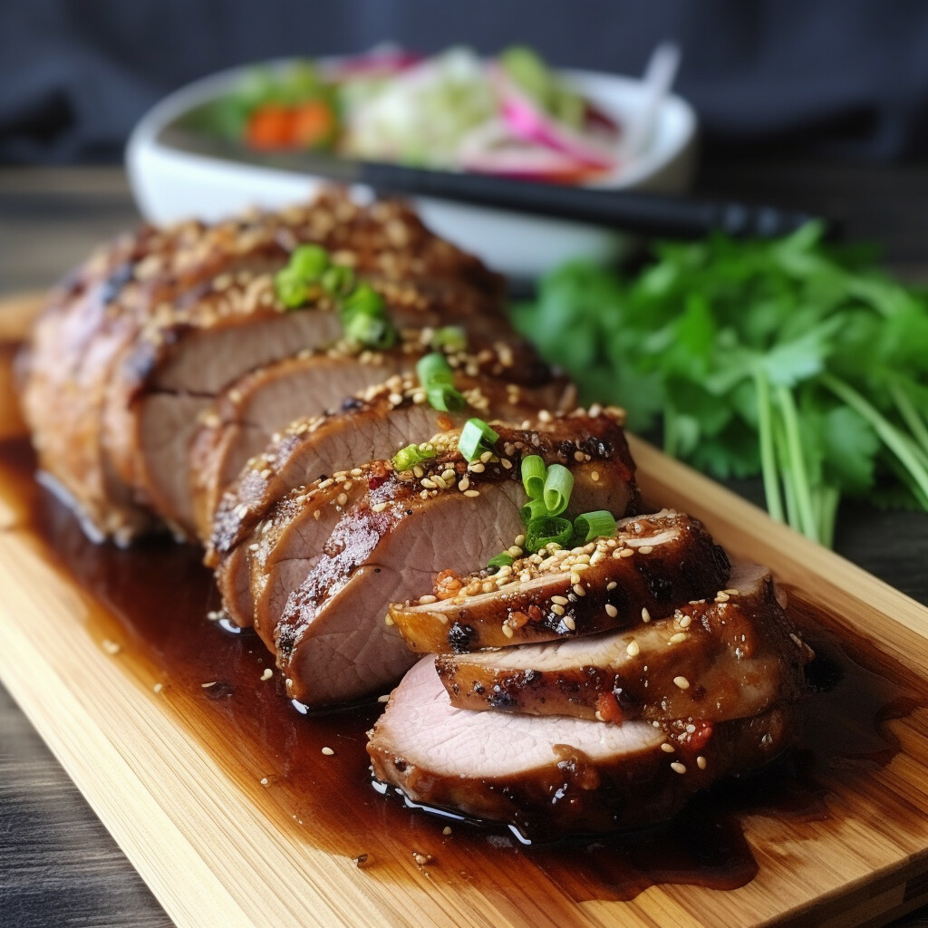 Roasted Garlic Pork Loin