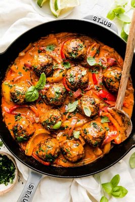 Beef Curry Meatballs