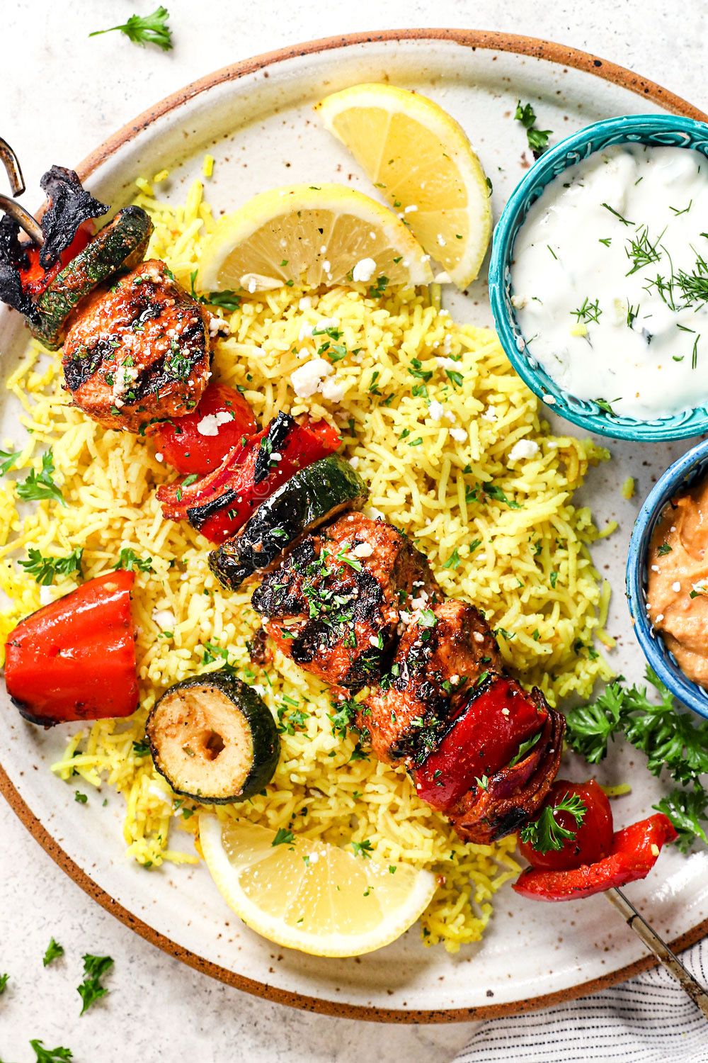 Greek Chicken Kabobs