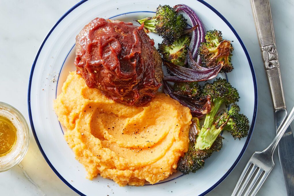 Sriracha Barbecue Turkey meatloaf