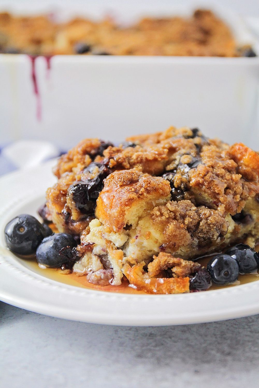 Blueberry Streusel French Toast