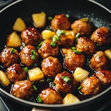 Teriyaki Pineapple Meatballs