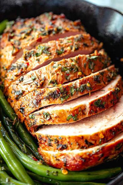 Herb Encrusted Pork Loin