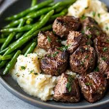 Garlic Steak Bites