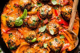 Thai Red Curry Meatballs