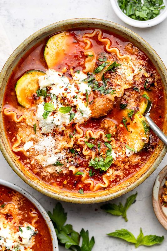 Lasagna Soup