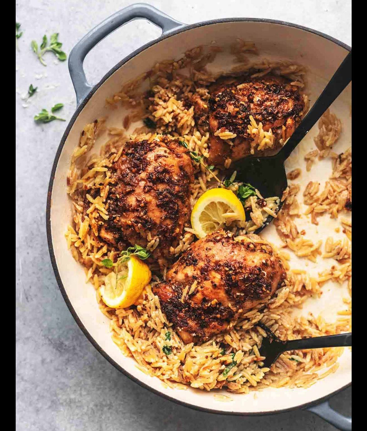 Greek Chicken &amp; Orzo