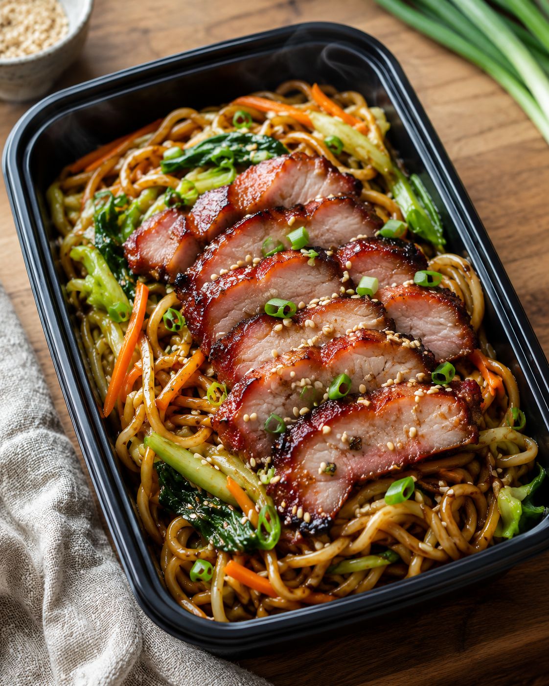 Chinese BBQ Pork Noodles