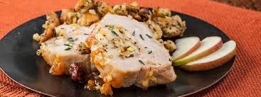 Apple Dijon Stuffed Porkloin