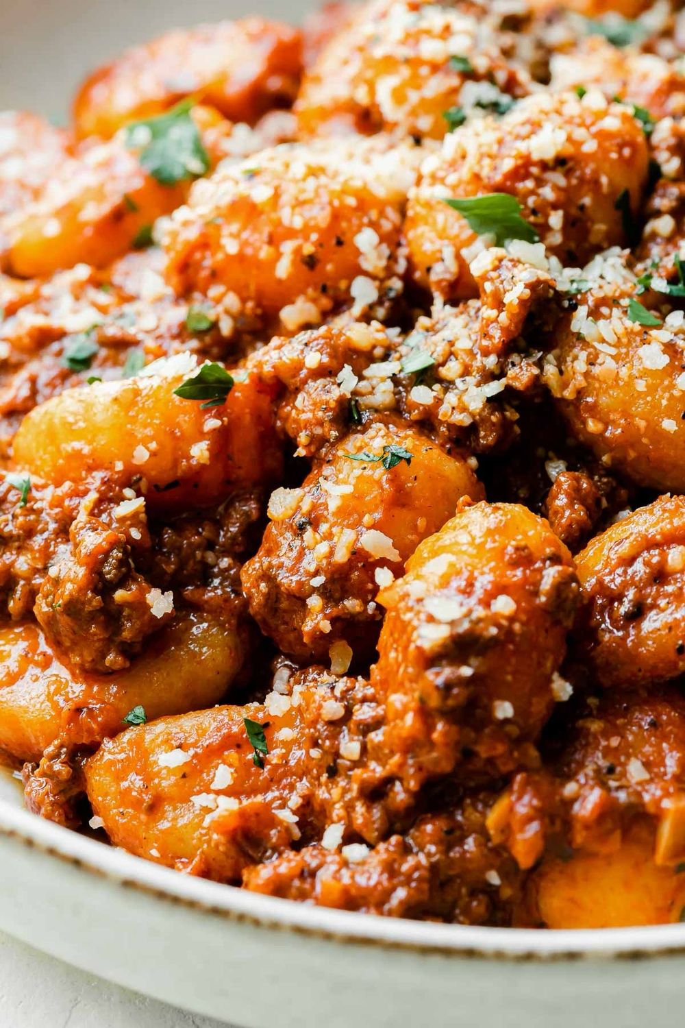 Potato Gnocchi Bolognese