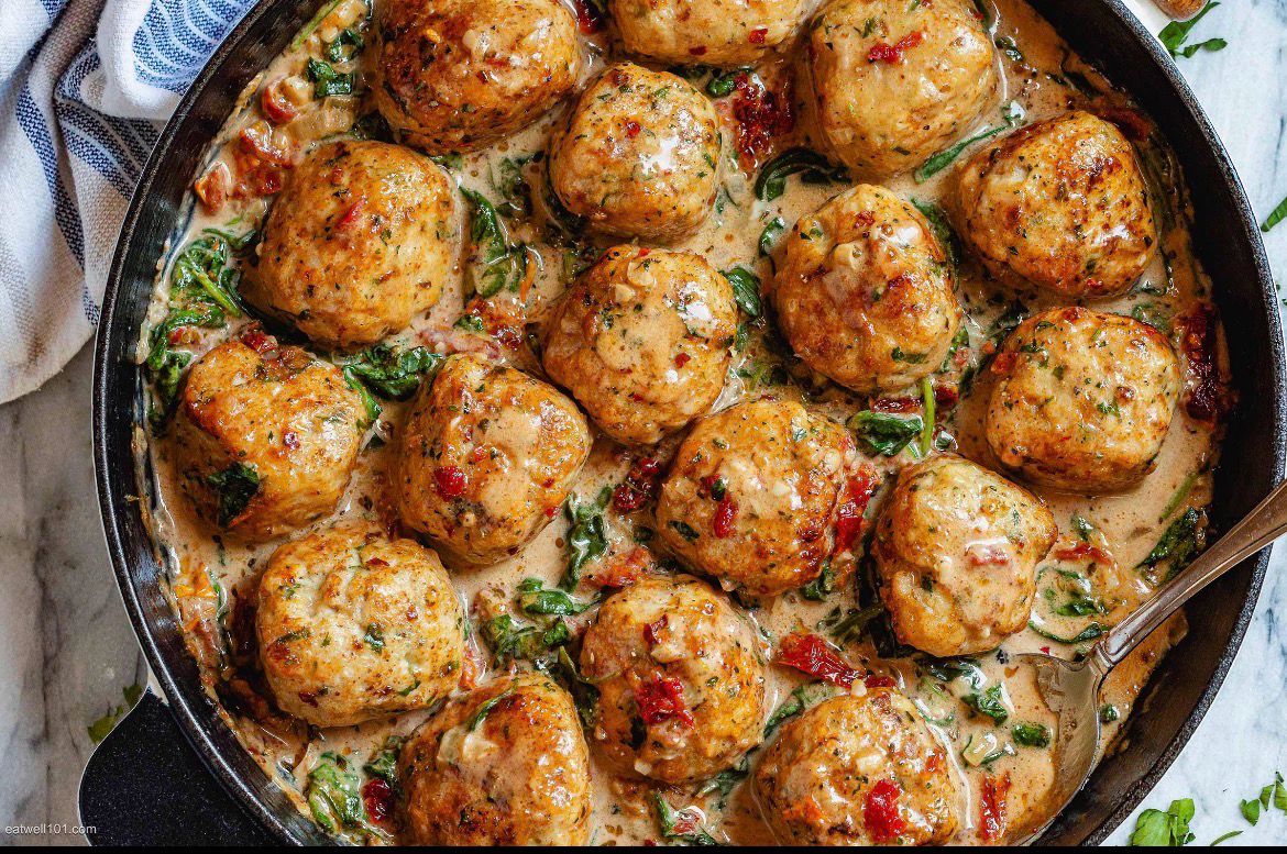 Garlic Parmesan Meatballs