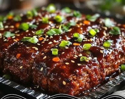 Korean BBQ Turkey Meatloaf