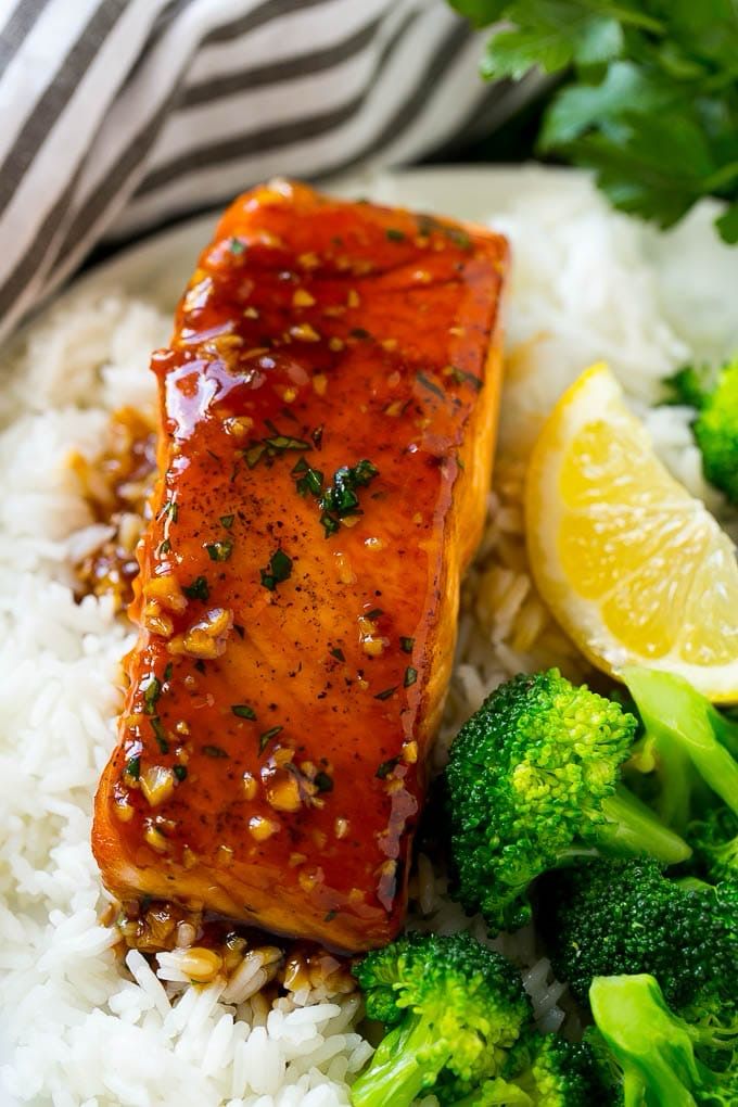 Honey Soy Glazed Salmon