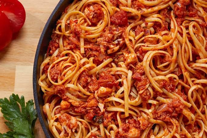 Crab Spaghetti